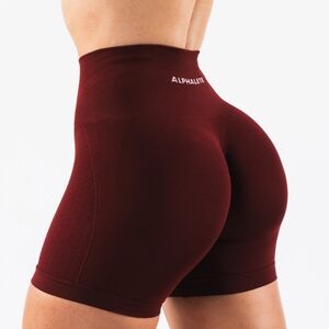 Alphalete Amplify Contour Short - Burgundy - M